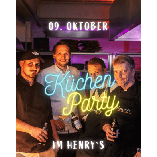Henry´s Küchenparty 9.10.2026