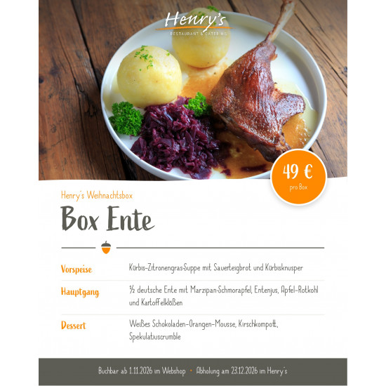 Henry's Weihnachtsbox 2026...