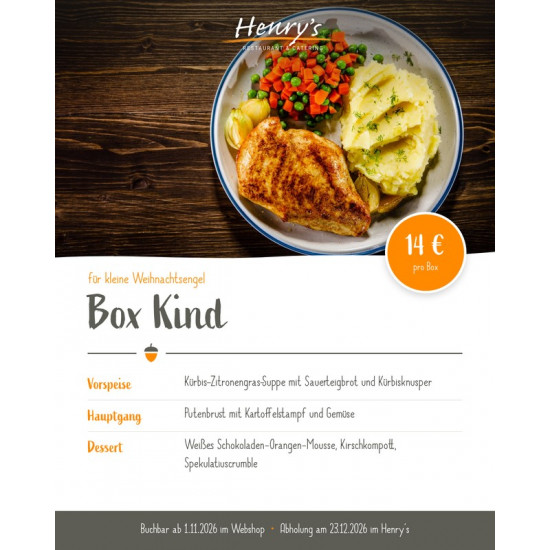 Henry's Weihnachtsbox 2026...